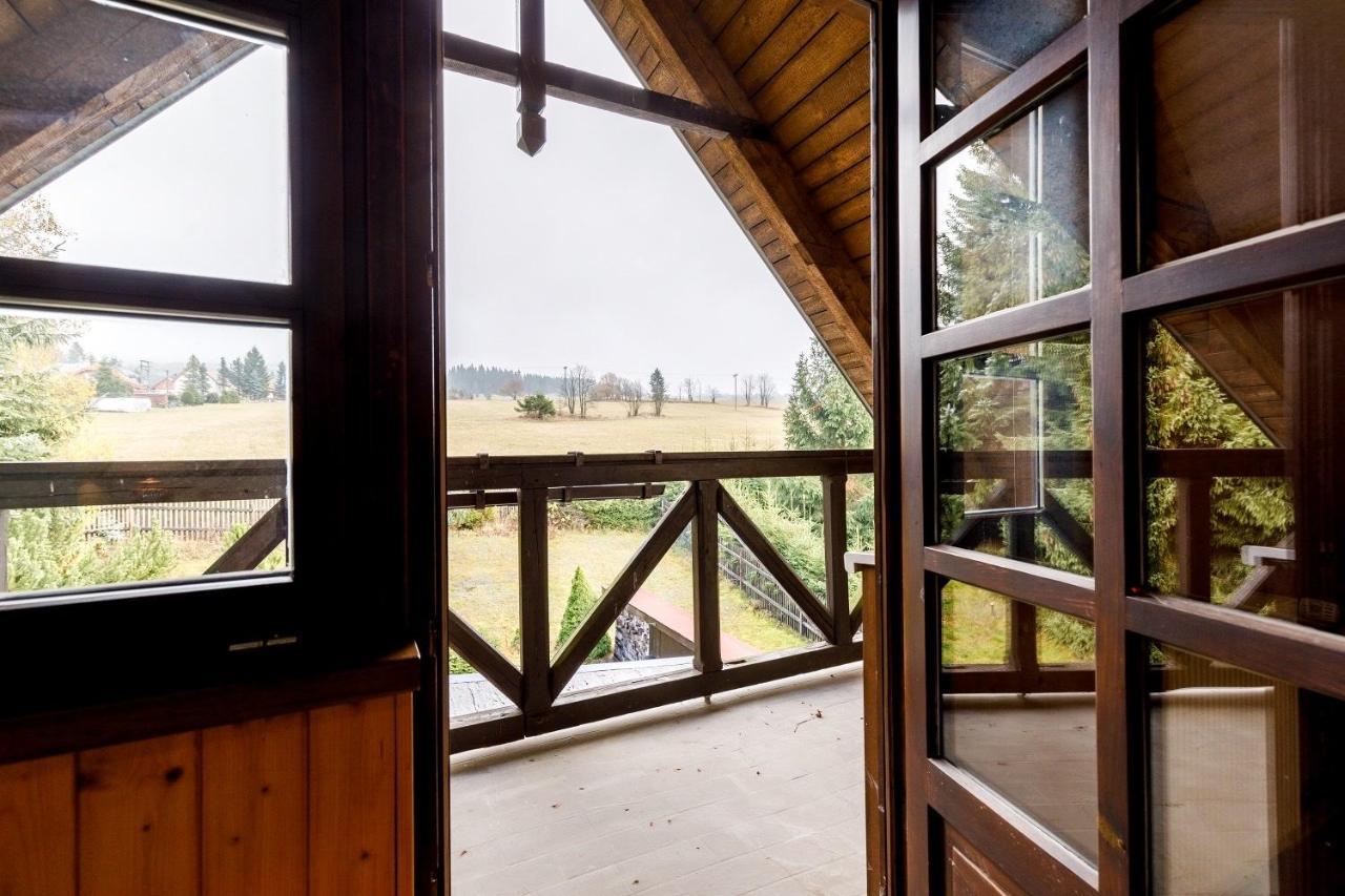 Chalupa Hrázděnka v Krušných horách Horní Blatná Exterior foto
